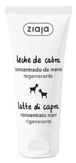 Crema de manos concentrada con leche de cabra