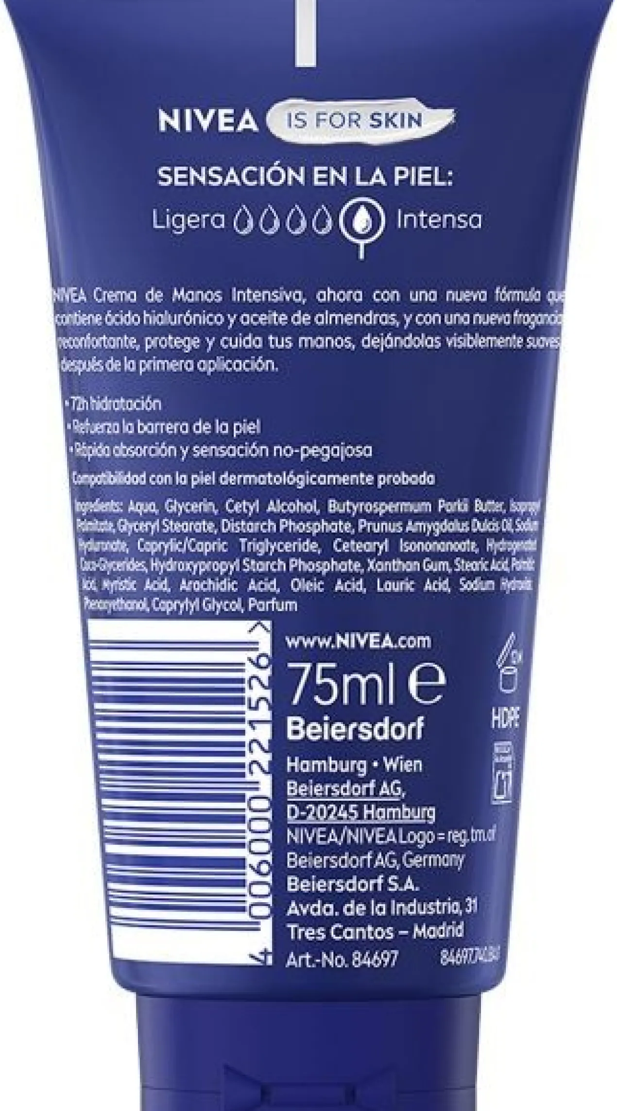 Crema de Manos Cuidado Intensivo
