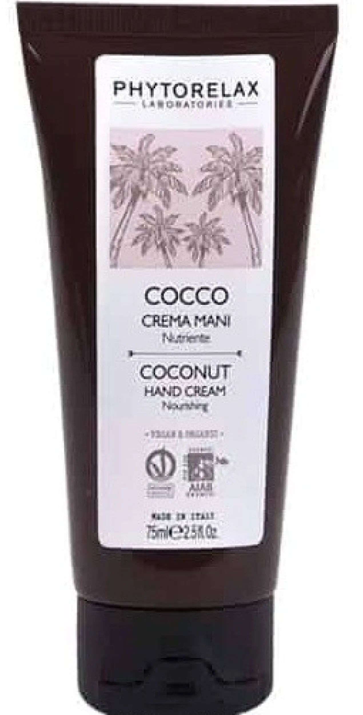 Crema de manos nutritiva de coco