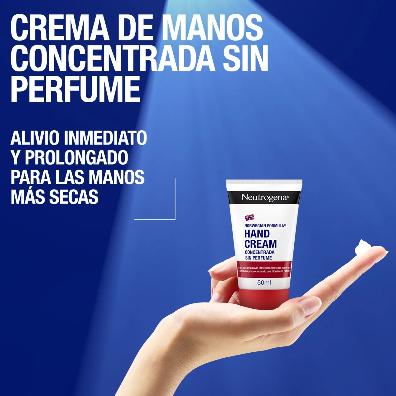 Crema de Manos sin Perfume Reparadora con Glicerina y Vitamina E