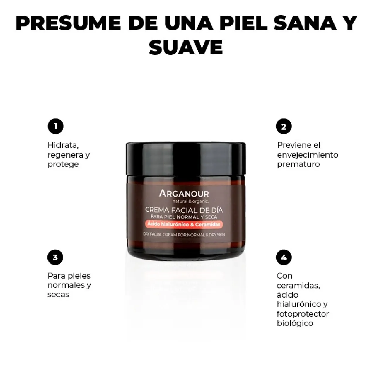 Crema Facial de Día piel normal y seca
