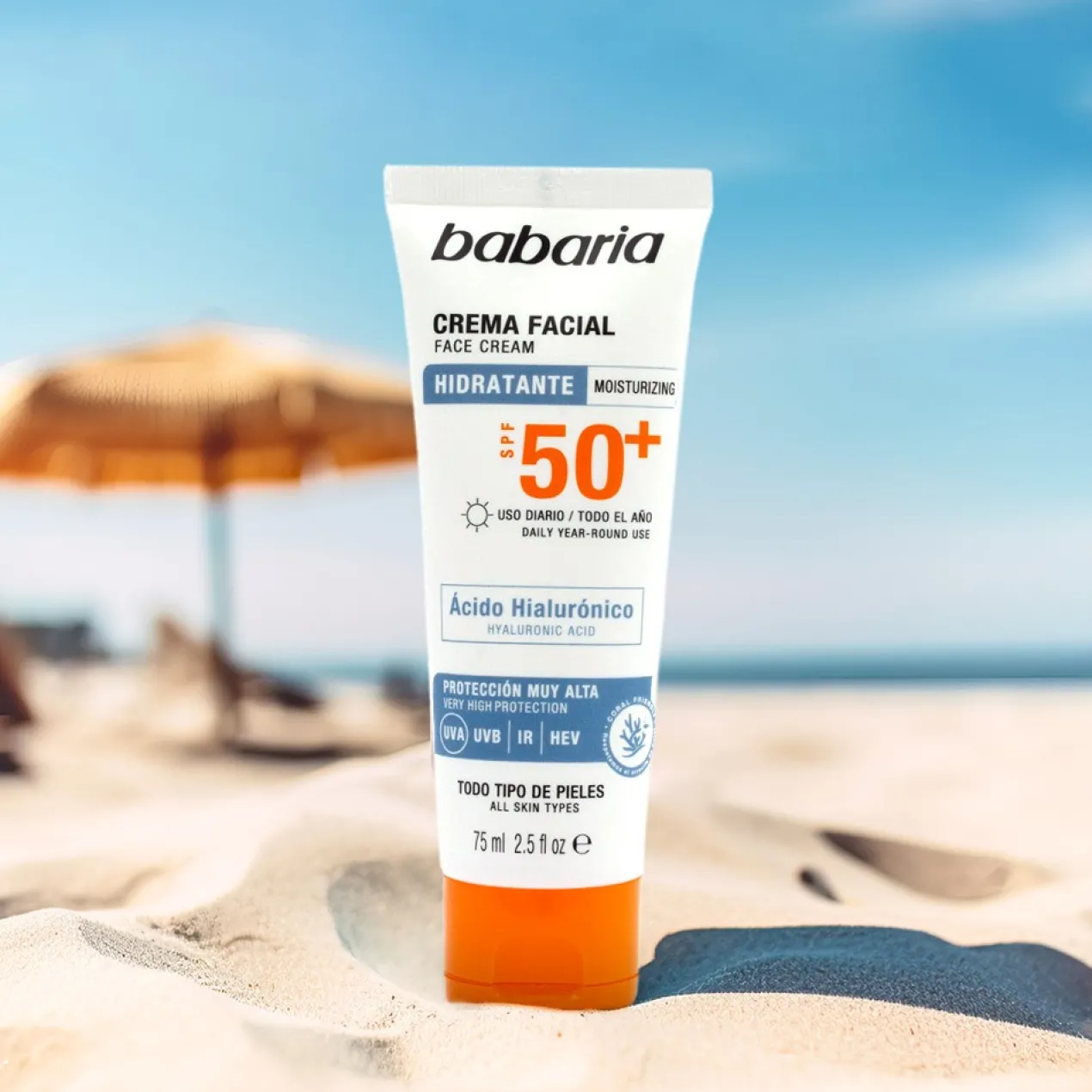 Crema Facial Hidratante SPF50+