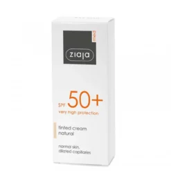 Crema Facial Protectora con Color Natural SPF50+