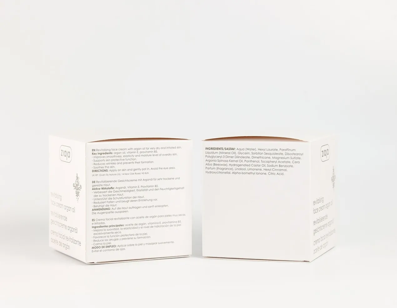 Crema Facial Revitalizante Argan Natural