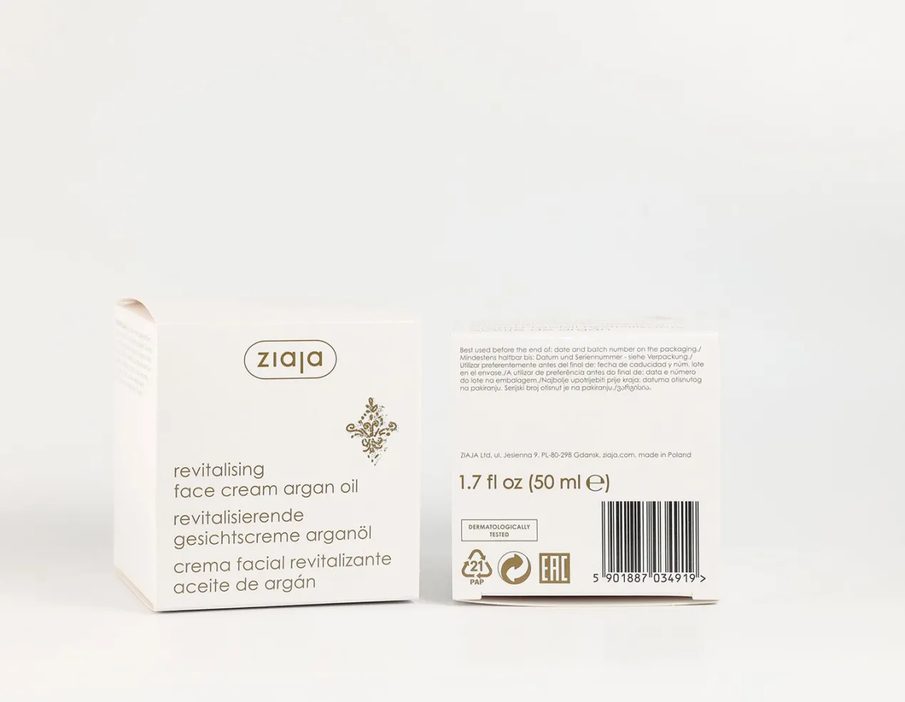 Crema Facial Revitalizante Argan Natural