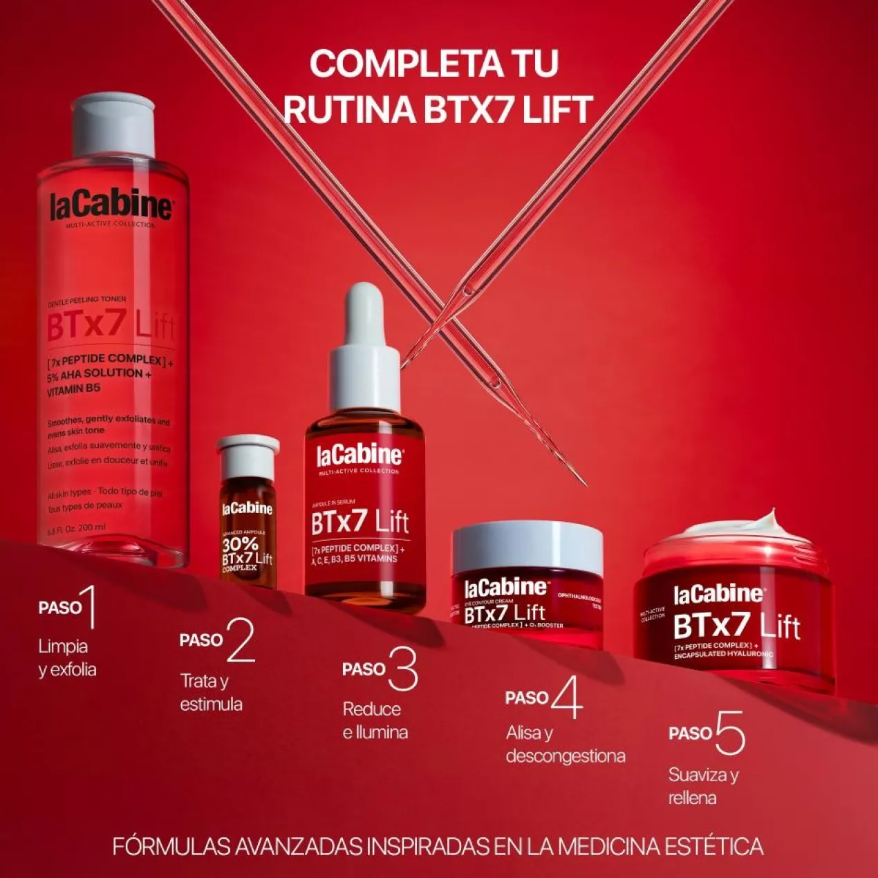 Crema Fluida Facial Solar BTx7 SPF50