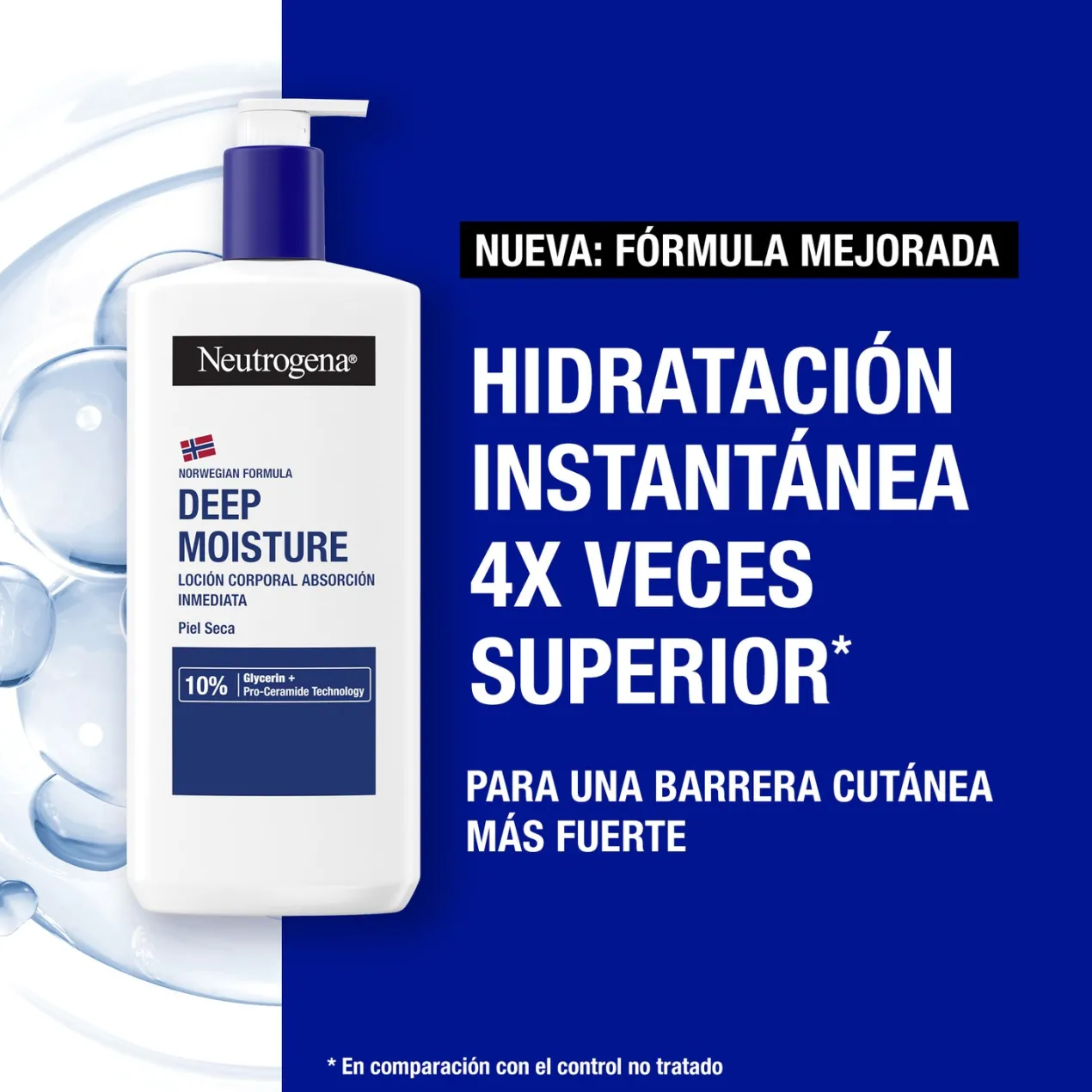Crema Hidratante Corporal Hidratación Profunda con Pro-Ceramida
