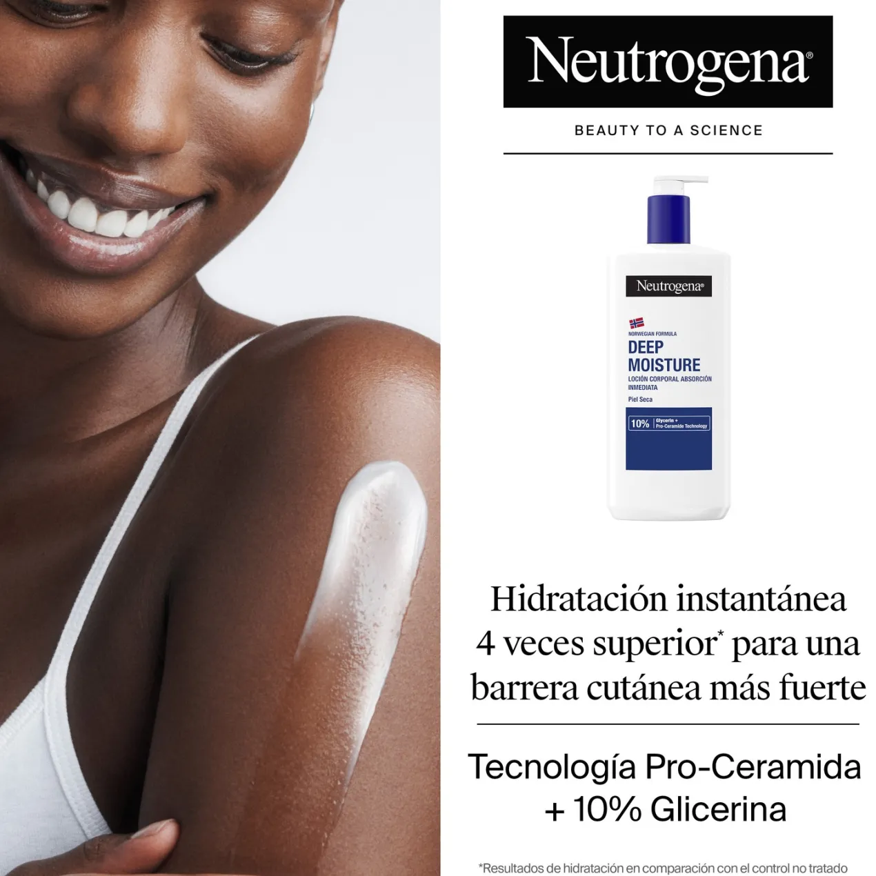 Crema Hidratante Corporal Hidratación Profunda con Pro-Ceramida