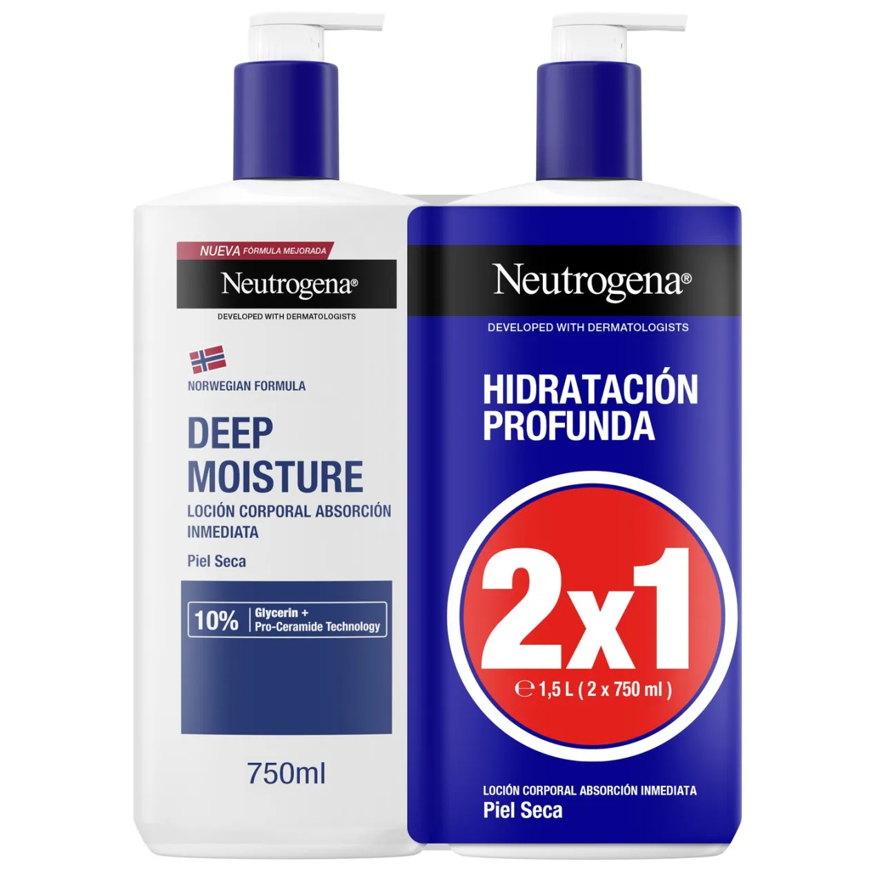 Crema Hidratante Corporal Hidratación Profunda con Pro-Ceramida