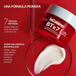 Crema lifting con ácido hialurónico y 7 péptidos BTx7 Lift