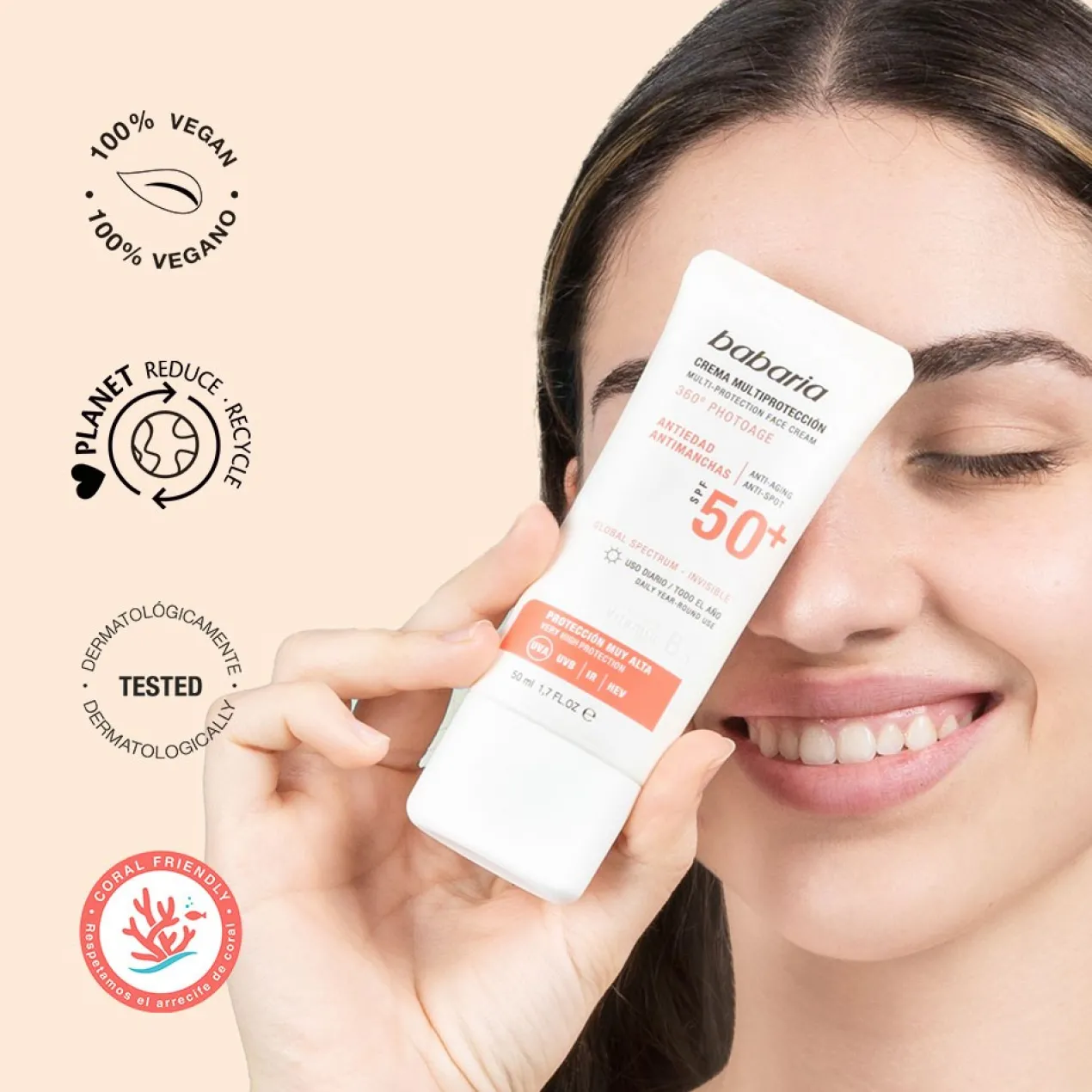 Crema Multiprotección 360º Photoage Antiedad y Antimanchas SPF50