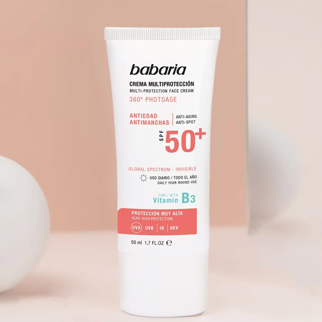 Crema Multiprotección 360º Photoage Antiedad y Antimanchas SPF50