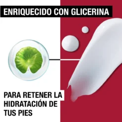 Crema Pies Hidratante Absorción Inmediata con Glicerina