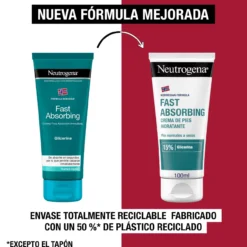 Crema Pies Hidratante Absorción Inmediata con Glicerina