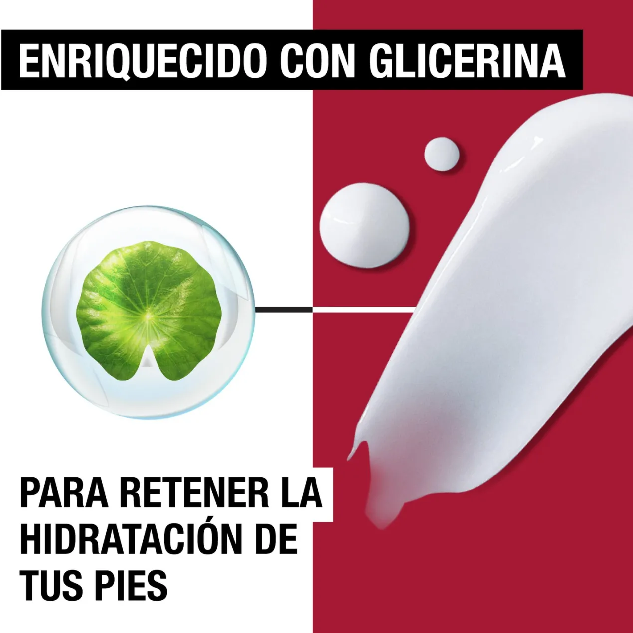 Crema Pies Hidratante Absorción Inmediata con Glicerina