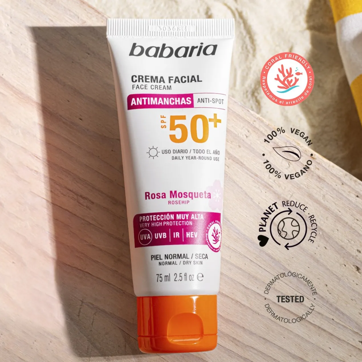 Crema Solar Antimanchas