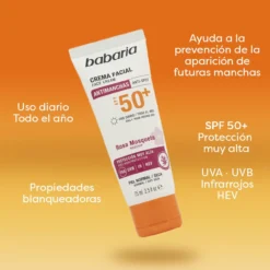 Crema Solar Antimanchas