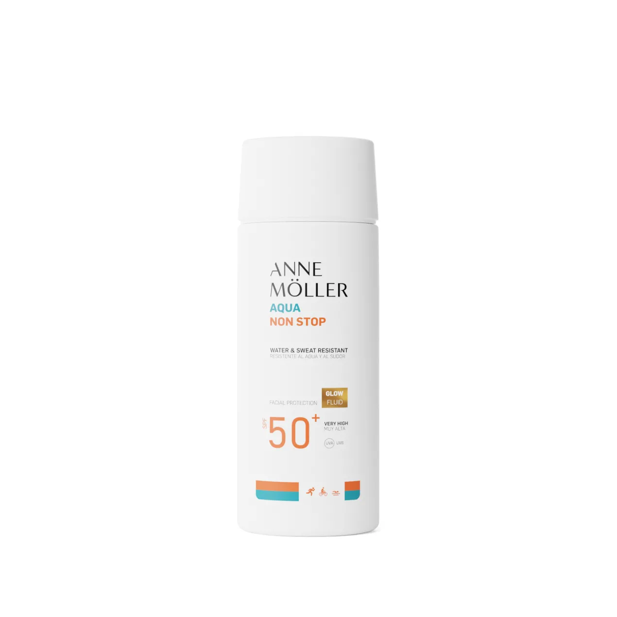 Crema Solar Aqua Non Stop SPF50+ Glow Fluid