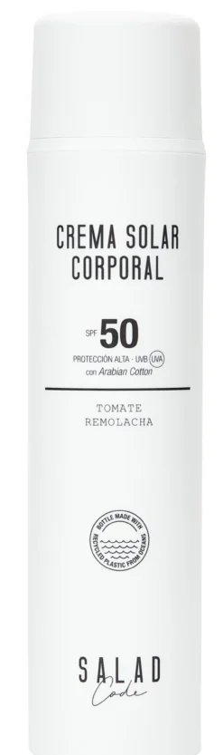 Crema Solar Corporal Tomate y Remolacha SPF50