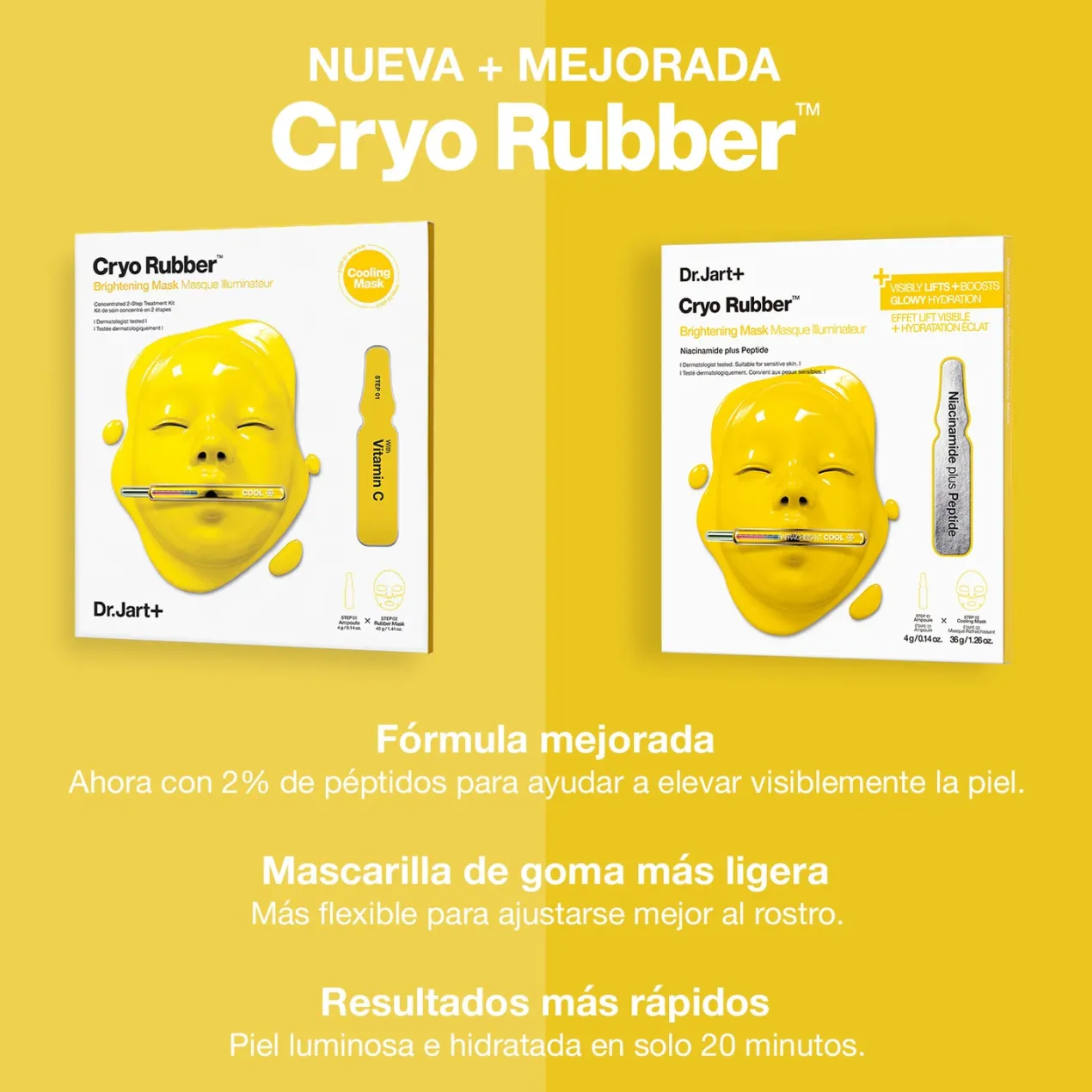 Cryo Rubber Mascarilla Facial Iluminadora