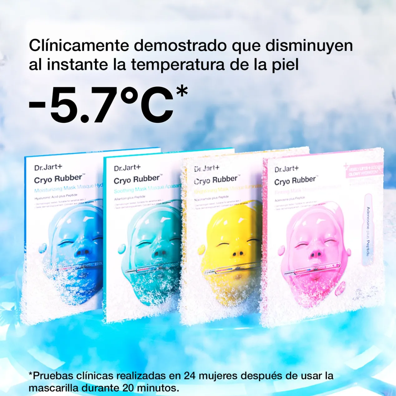 Cryo Rubber Mascarilla Facial Iluminadora