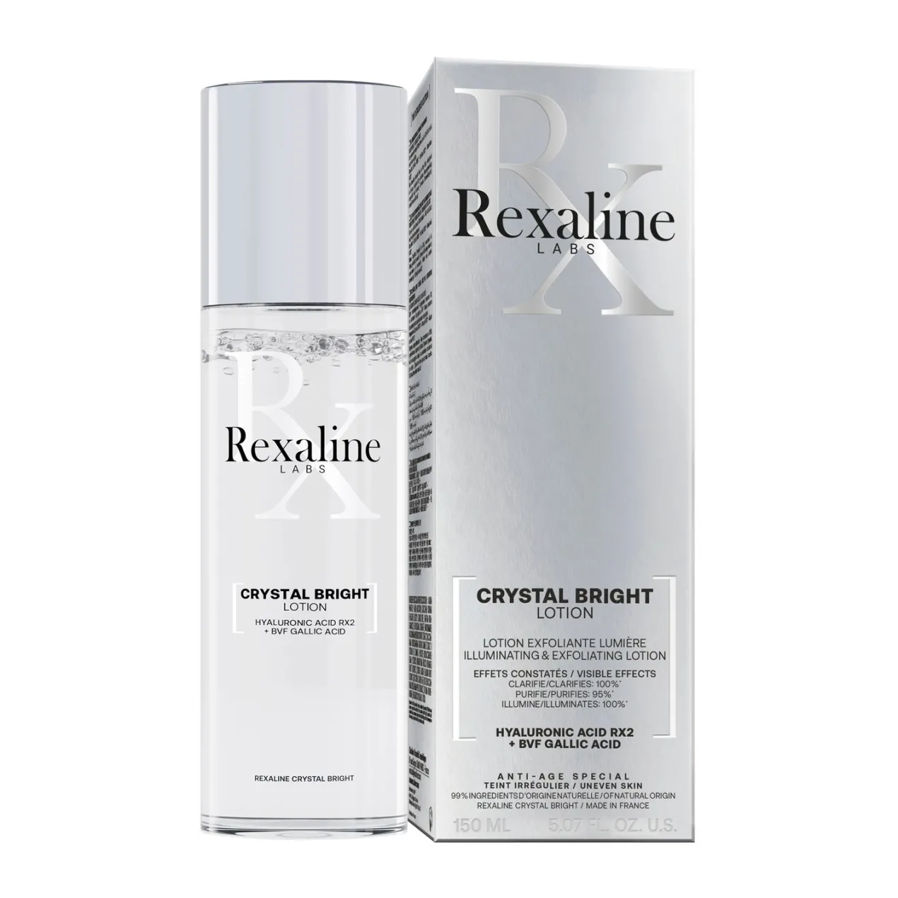 Crystal Bright Loción Exfoliante Iluminadora