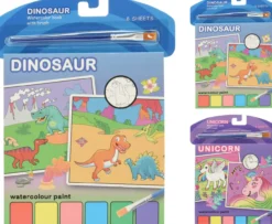 Cuaderno Pinturas Dinosaurios o Unicornios