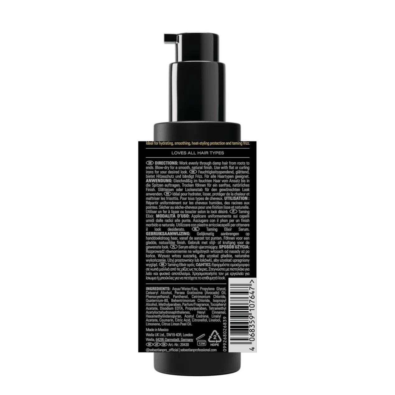 Dark Oil Taming Elixir Sérum Protector térmico Profesional