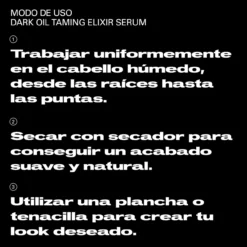 Dark Oil Taming Elixir Sérum Protector térmico Profesional