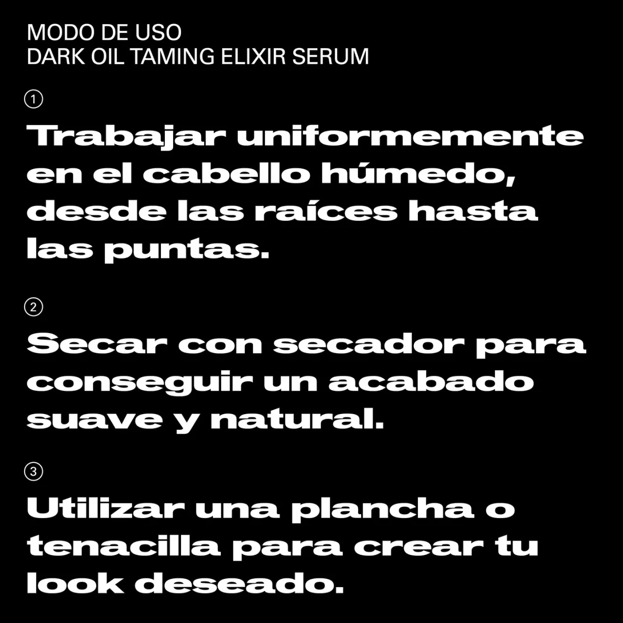 Dark Oil Taming Elixir Sérum Protector térmico Profesional