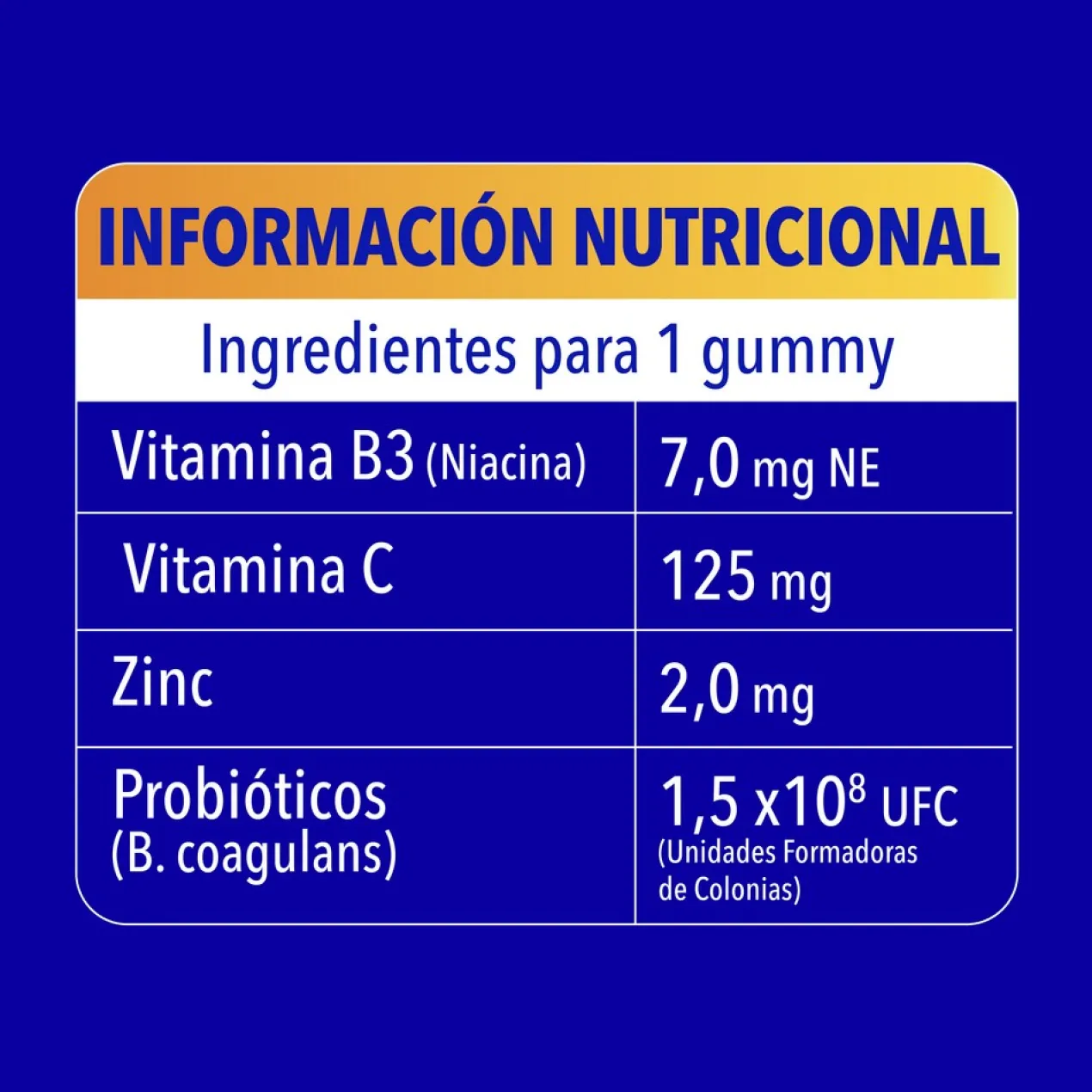 Defense 60 Gummies Complemento Alimenticio