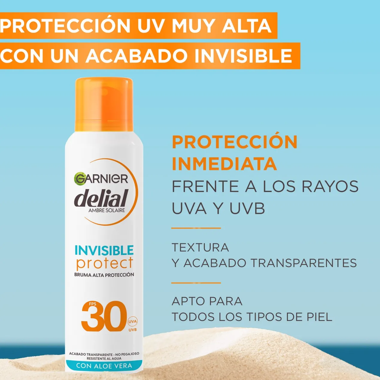 Delial Invisible Protect Bruma de Alta Protección SPF30