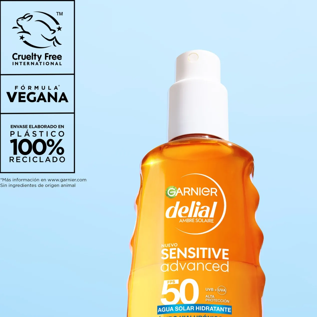 Delial Sensitive Advanced Agua Solar Hidratante FPS 50