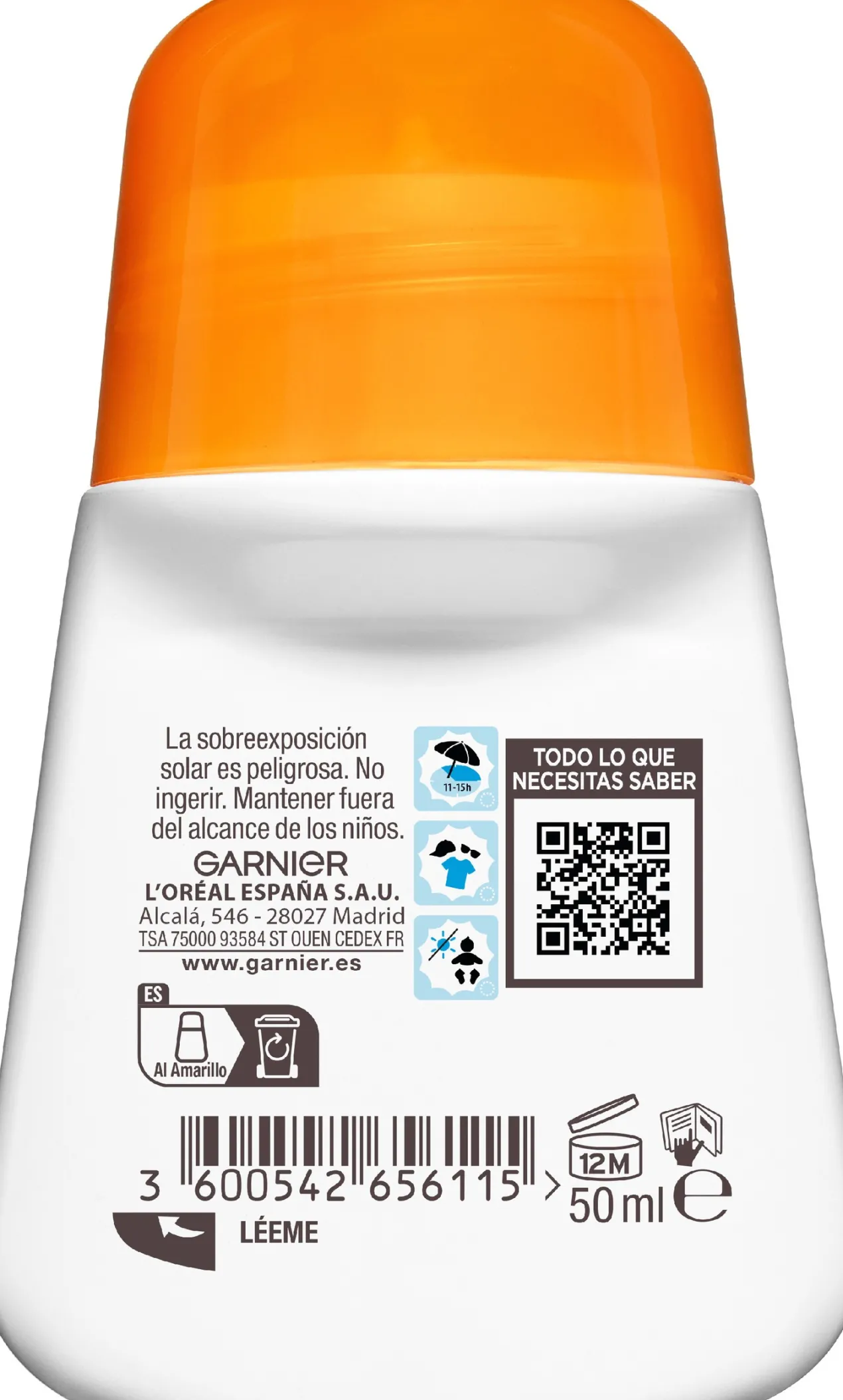 Delial Sensitive Advanced Kids Roll-on con color FPS 50+