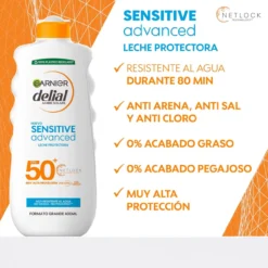 Delial Sensitive Advanced Leche Protector Solar SPF 50+ para pieles claras, sensibles e intolerantes al sol