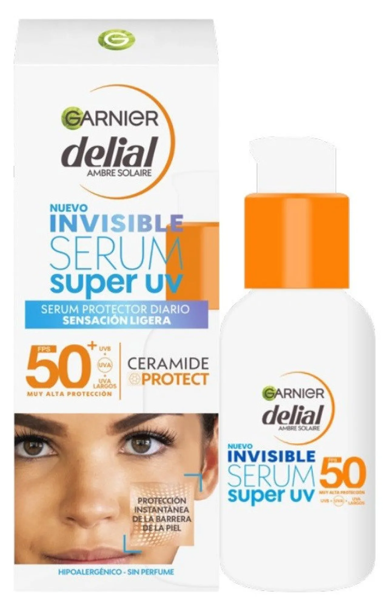 Delial Serum Invisible Super UV SPF50 Protector Diario Sensación Ligera