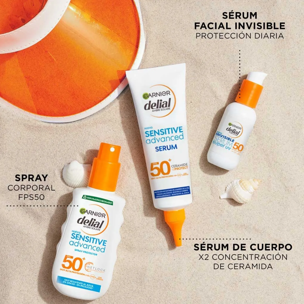 Delial Serum Invisible Super UV SPF50 Protector Diario Sensación Ligera