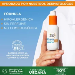 Delial Serum Invisible Super UV SPF50 Protector Diario Sensación Ligera