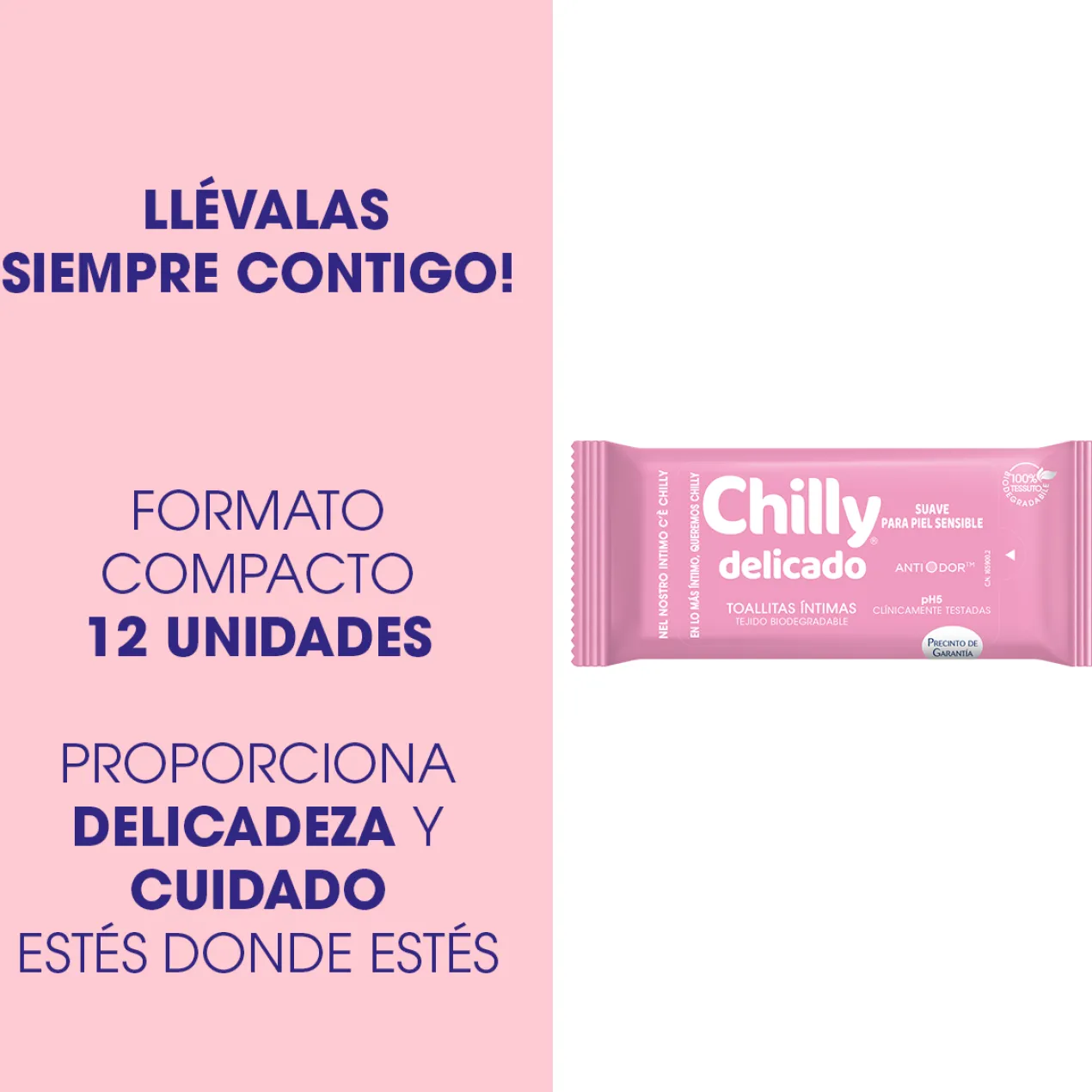 Delicado Toallitas Fórmula Suave