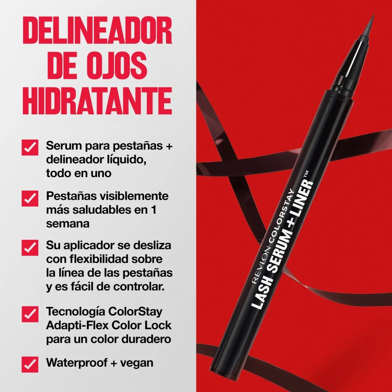 Delineador de Ojos Líquido ColorStay Lash Serum + Liner