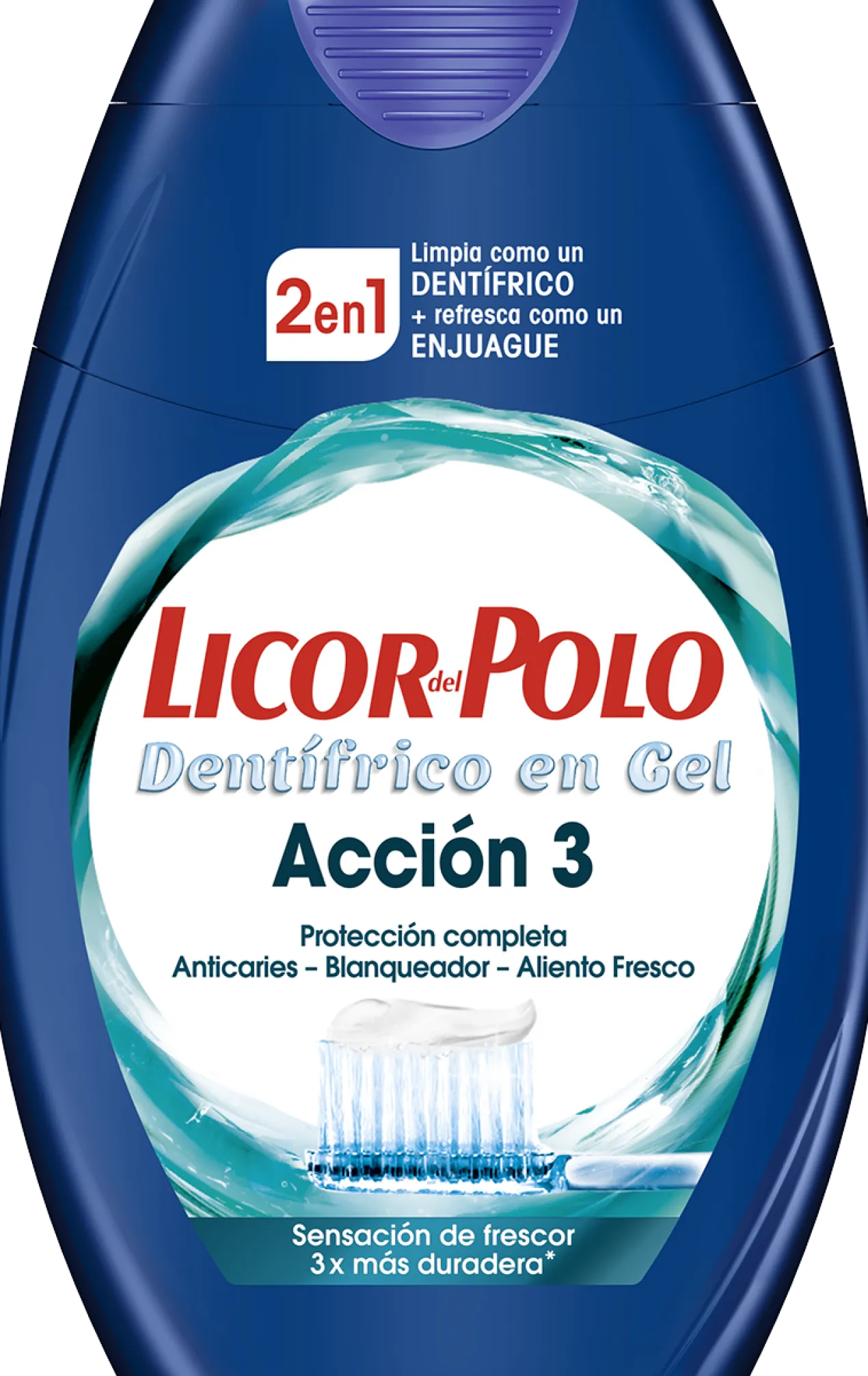 Dentífrico en Gel 2 en 1 Acción 3
