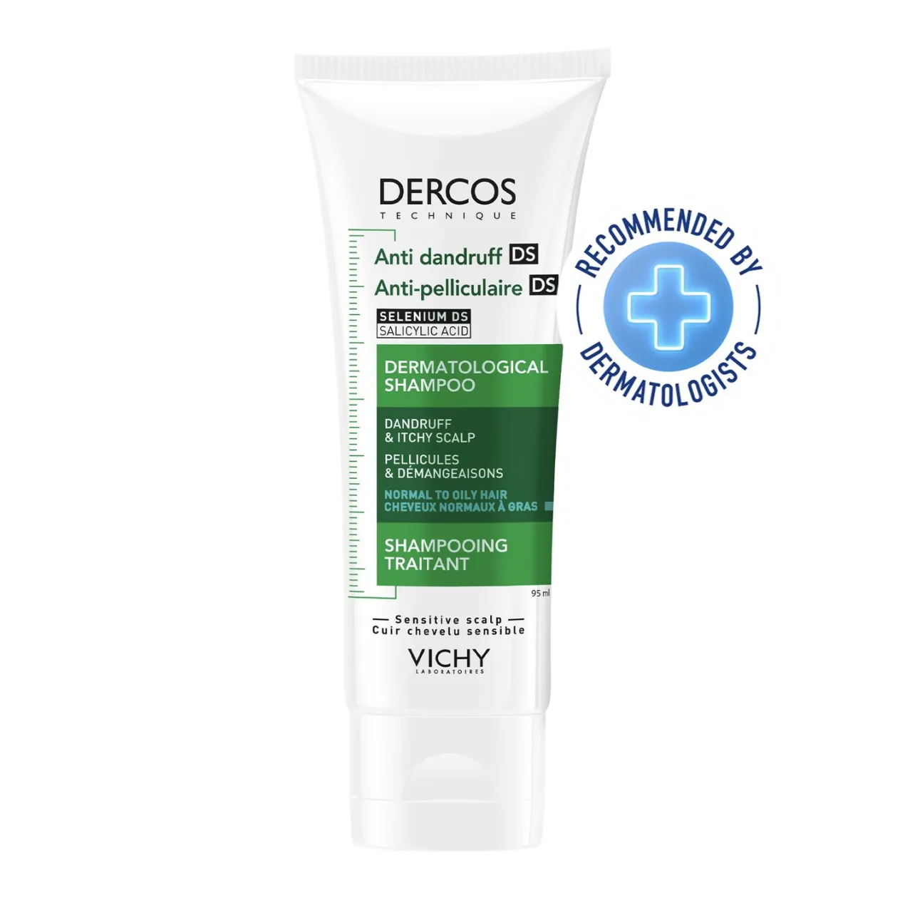 Dercos Champú Anticaspa Cabello Graso