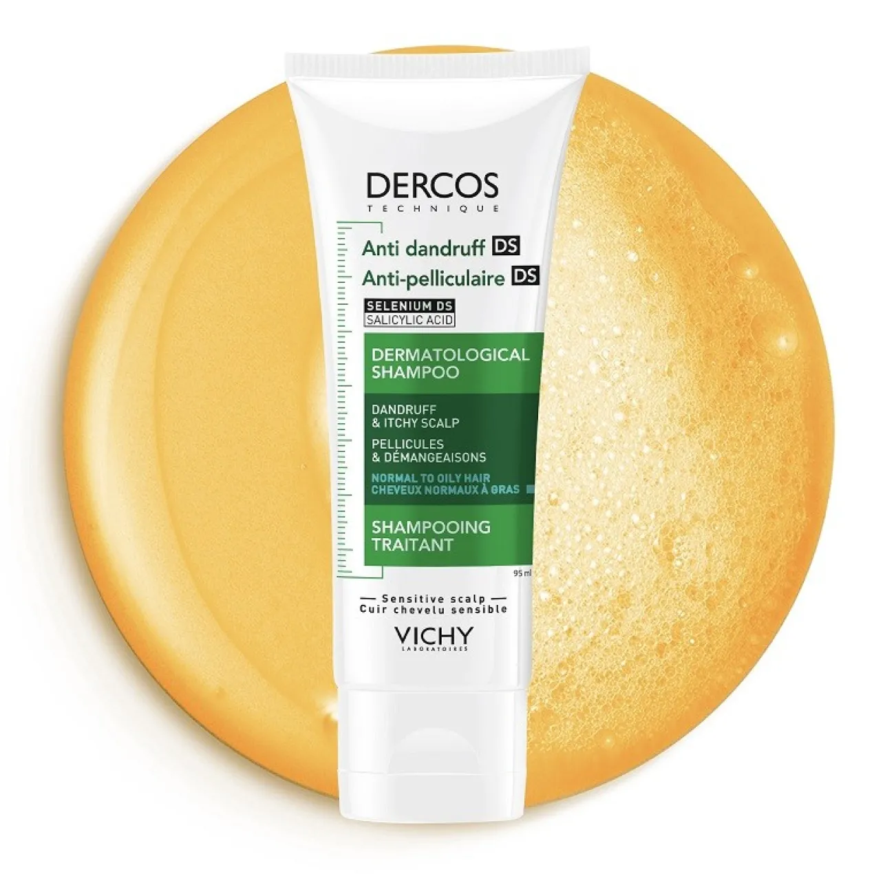 Dercos Champú Anticaspa Cabello Graso
