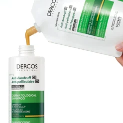 Dercos Technique Ecorefill Champú Anticaspa para Cabellos Secos