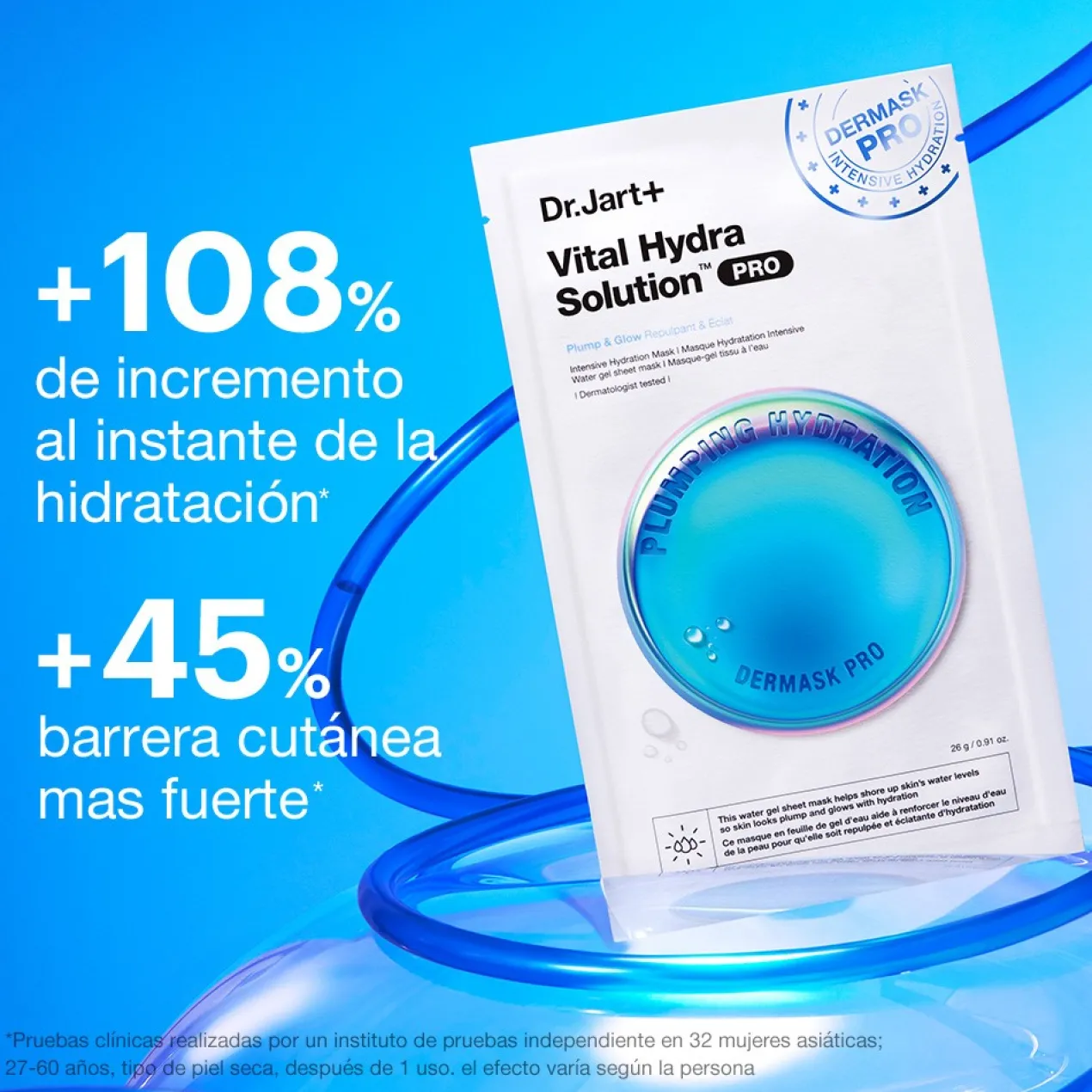 Dermask Mascarilla Facial Vital Hydra Solution Pro
