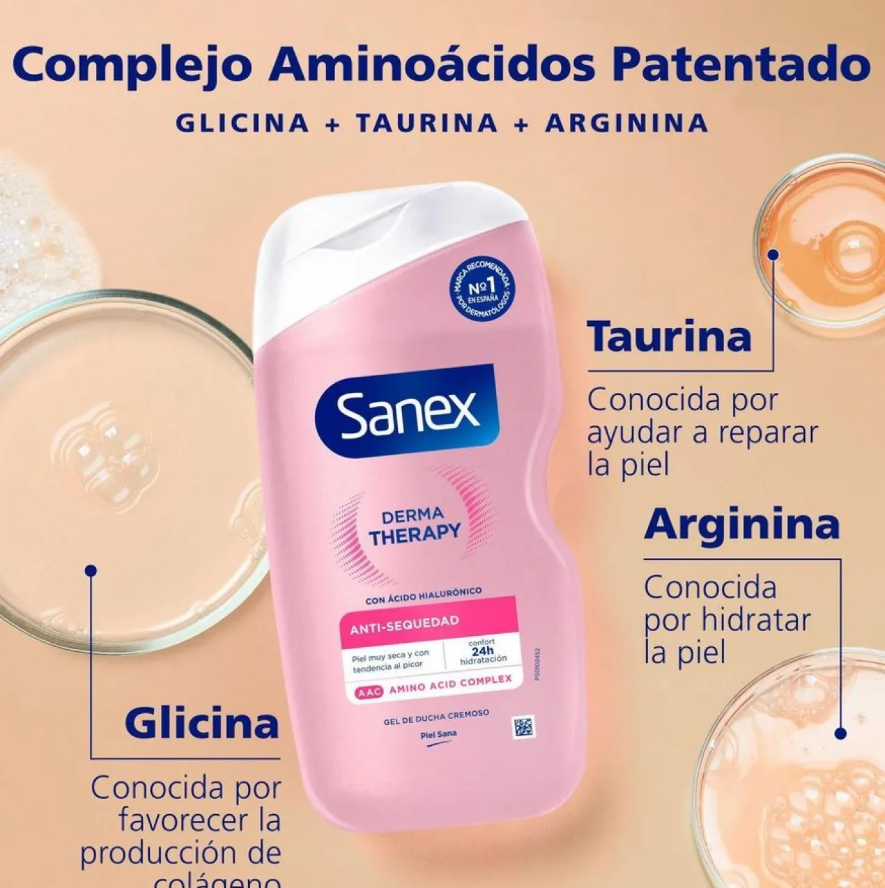Derma Therapy Gel de Ducha Cremoso Piel Muy Seca