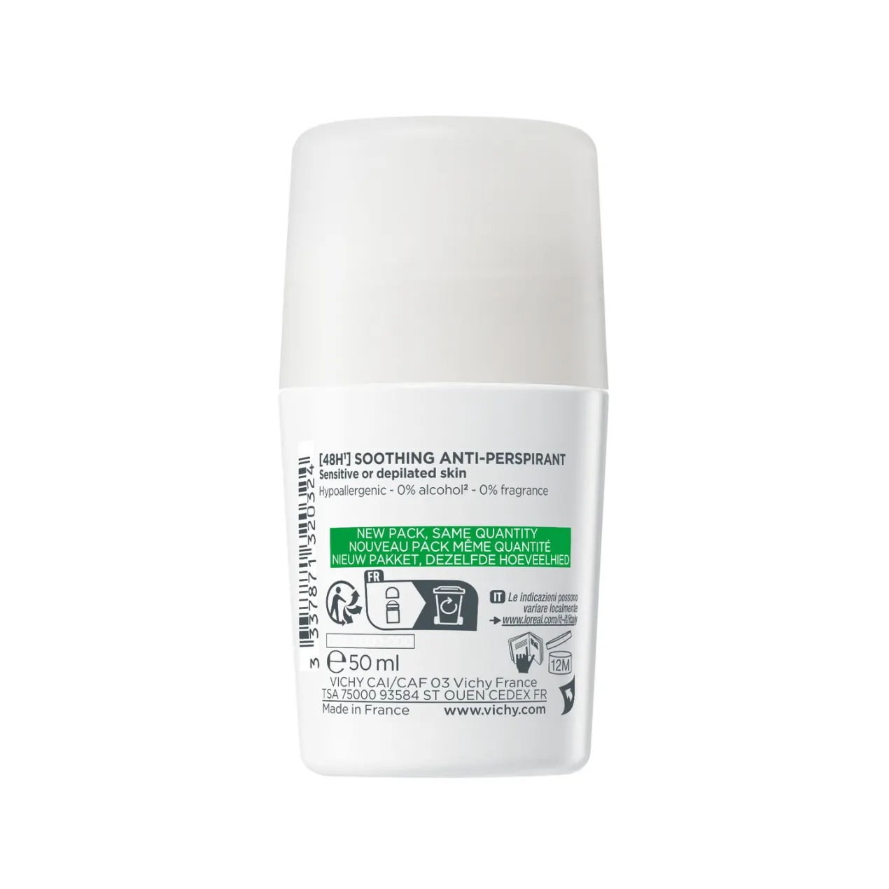 Desodorante 48h Piel Sensible Roll On