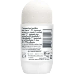 Desodorante Roll-On Zero % Extra Control Protección 48h