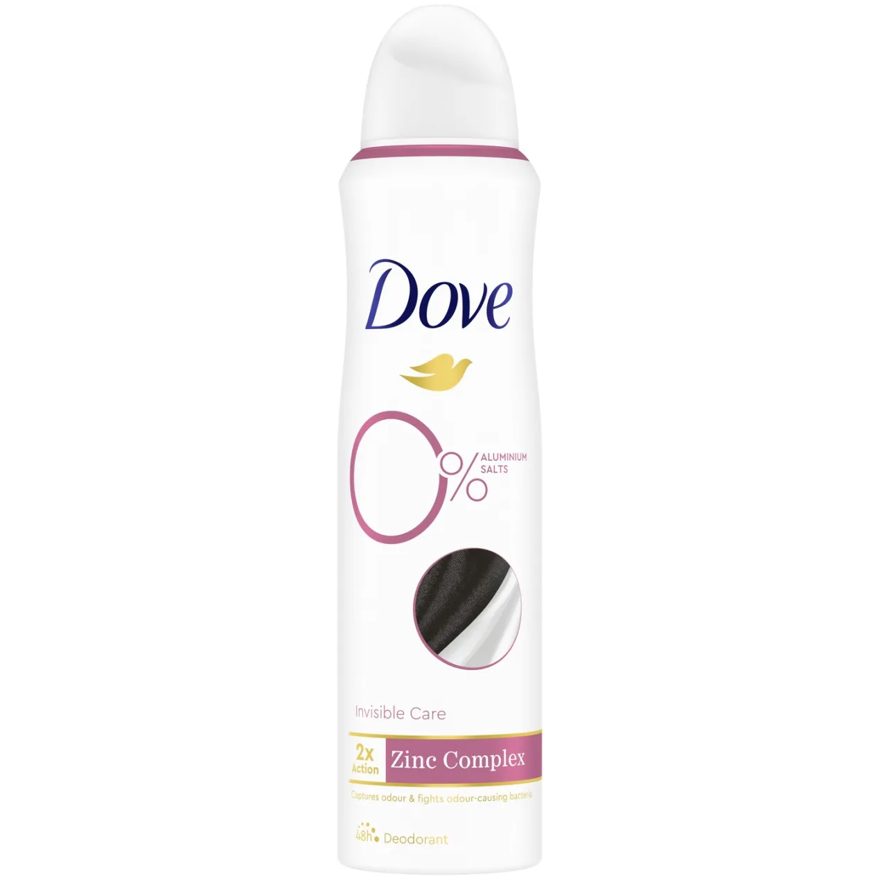 Desodorante Spray 0% Aluminiun Salts Invisible Care