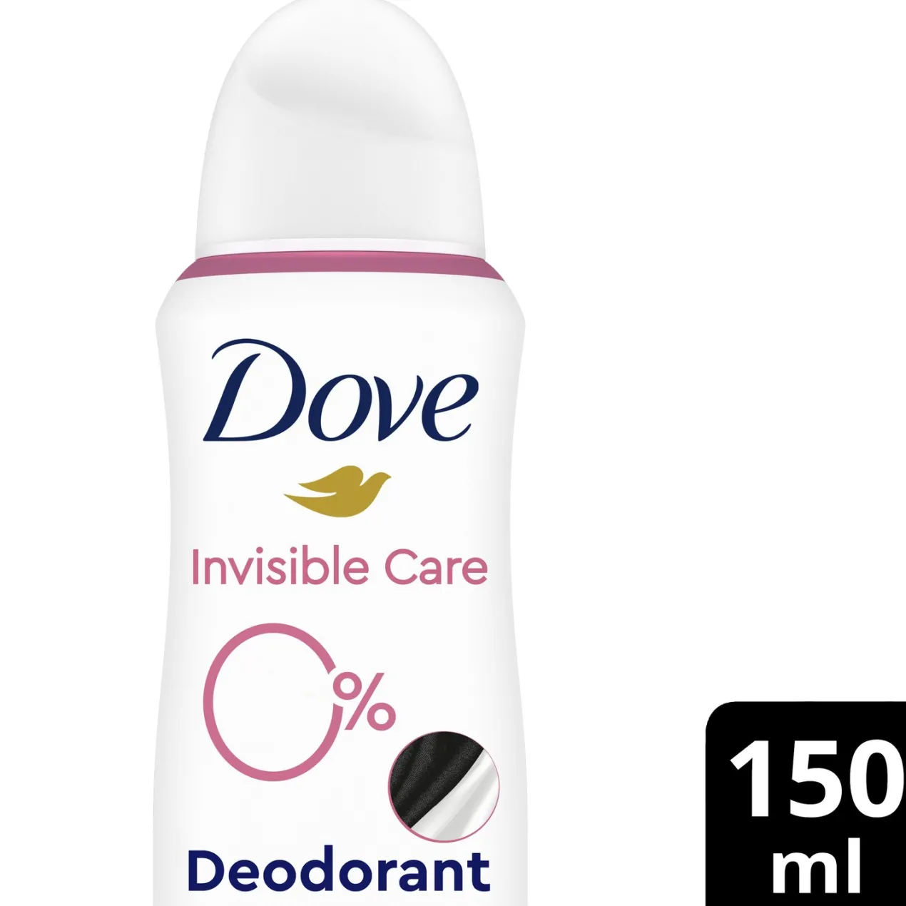 Desodorante Spray 0% Aluminiun Salts Invisible Care